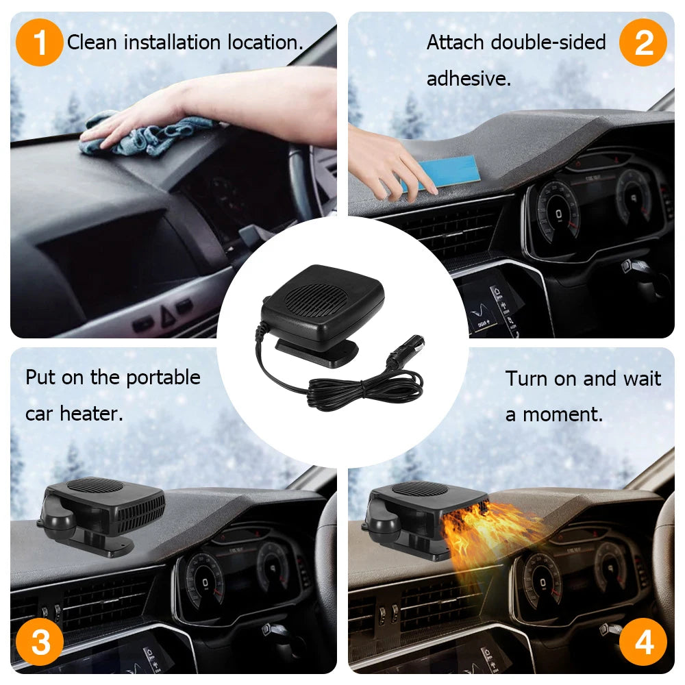 4-in-1 Car Heater Defroster