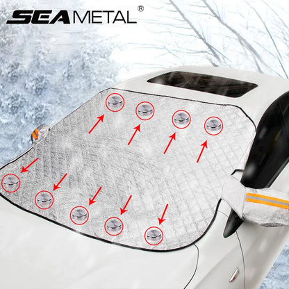 "Snow Shield - Ultimate Car Windshield Protection"